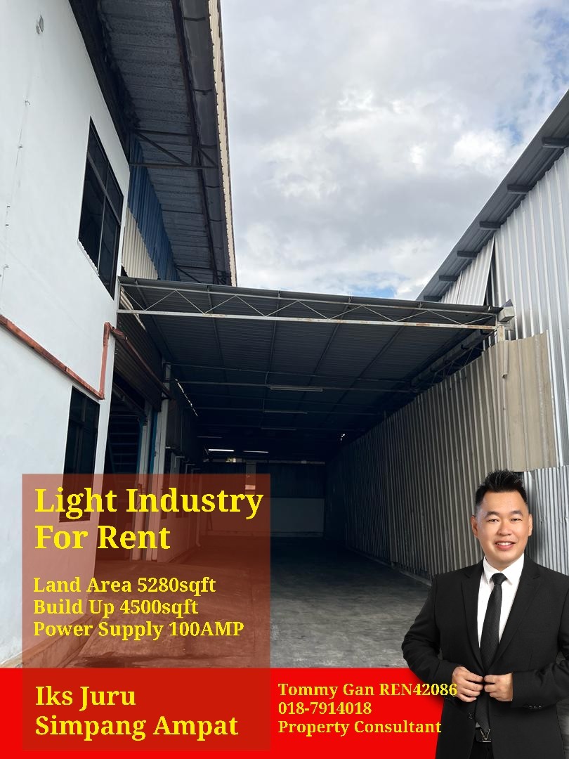 Warehouse For Rent in Simpang Ampat Penang