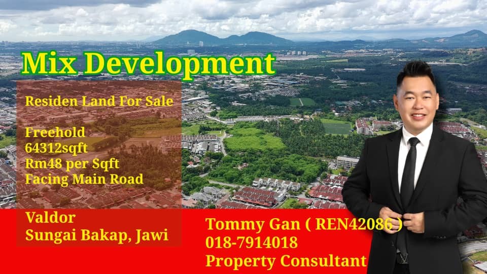 Residential Land For Sale in Sungai Bakap Penang